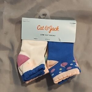 Cat & Jack Colorful Low-Cut Socks Set